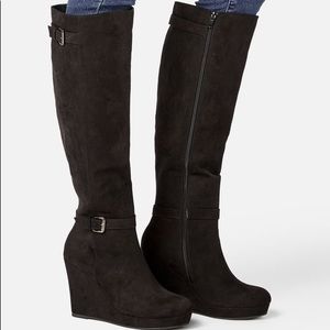 brekka covered wedge boot